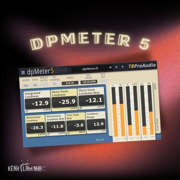 DPMETER 5 – Đo Âm Lượng Chuẩn Phát Sóng Cho Mastering