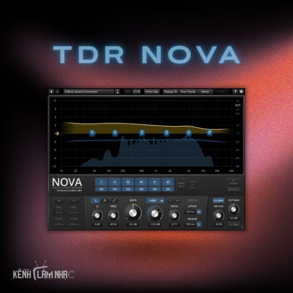 TDR NOVA – EQ Động Song Song, Dễ Dùng & Mạnh Mẽ