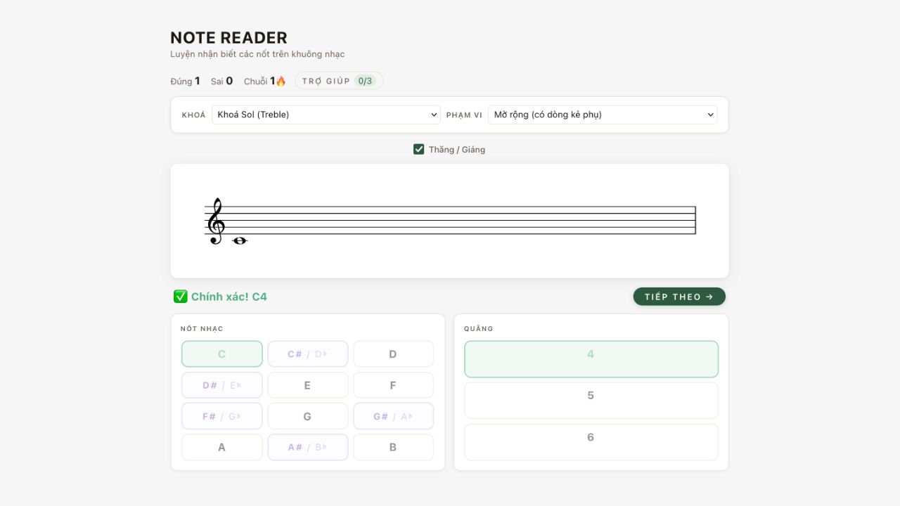 Note Reader