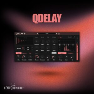 QDELAY – Tạo Tiếng Vang Kép Tích Hợp Pitch Shifter Và Saturation